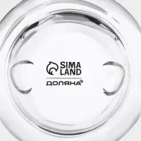 Стакан с двойными стенкам Доляна &laquo;Феликс&raquo;, 250 мл, 9.3&times;9 см, стекло, прозрачный