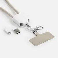 Кабель-ланьярд energyFlex Pro, серый Кабель-ланьярд energyFlex Pro, серый