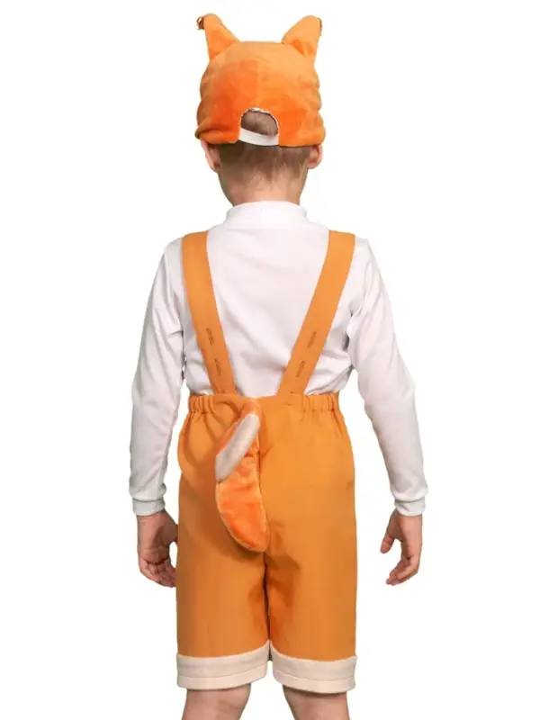 Карнавальный костюм "Бельчонок" ткань-плюш, 3-6 лет, рост 98-116 см
