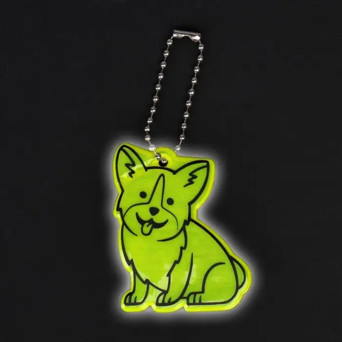 Светоотражающий элемент «Корги», двусторонний, 4.3×5.5 см, МИКС Светоотражающий элемент «Корги», двусторонний, 4.3×5.5 см, МИКС