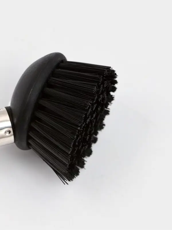 Дозатор для моющего средства Доляна &laquo;Милитари&raquo;, 370 мл, с губкой и щёткой, белый