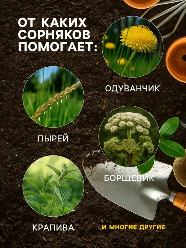 Средство от сорняков сплошного действия Торнадо 360, 1 л