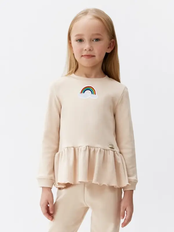 Термоаппликация «Радуга», 5.7×3.4 см, разноцветная Термоаппликация «Радуга», 5.7×3.4 см, разноцветная