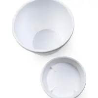 Горшок для цветов с поддоном 3,6 л d_ см h_ см "Цветочек" белый Горшок для цветов с поддоном 3,6 л d_ см h_ см "Цветочек" белый