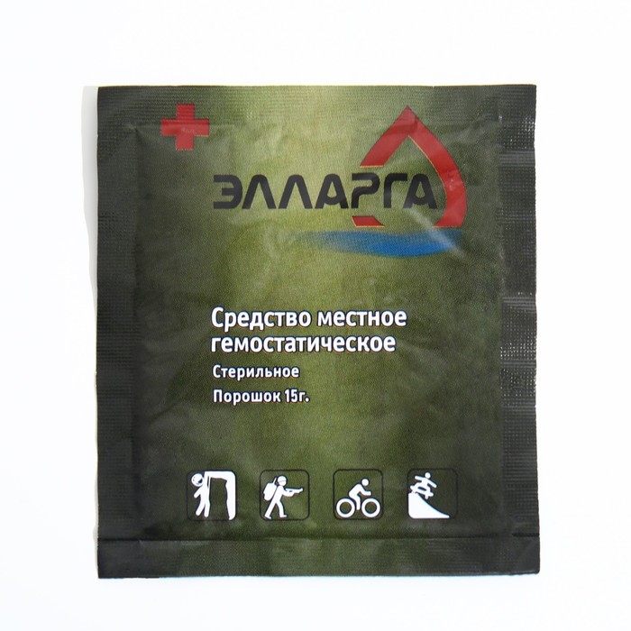 Средство местное гемостатическое «ЭЛЛАРГА», порошок, стерильное, 15 г. Средство местное гемостатическое «ЭЛЛАРГА», порошок, стерильное, 15 г.