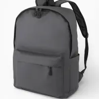 Рюкзак школьный, водонепроницаемый, однотонный, 1 отделение, 3 кармана, 31&times;11&times;40 см, серый