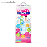 Подгузники Manuoki Ultrathin L (12+ кг), 44 шт