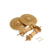 Крючок для штор CAPPIO KS030, d=95 мм, цвет золото, 2 шт