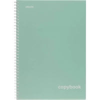 Бизнес-тетрадь Attache Акварель гребень картон А4 96 л,бирюза