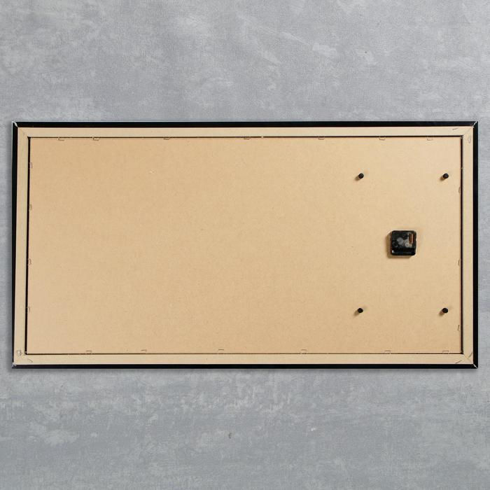 Часы-картина настенные, серия: Город,  Часы-картина настенные, серия: Город, "Ночной Берлин", 50 х 100 см