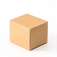 Коробка складная крафт 6,5х6х7,5 см