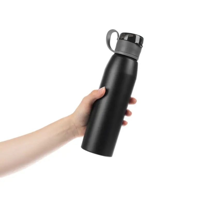 Бутылка для воды Billy Gym, матовая черная Бутылка для воды Billy Gym, матовая черная