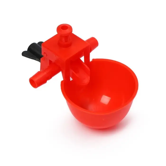 Поилка чашечная для домашней птицы, под трубку 10 мм, Greengo Поилка чашечная для домашней птицы, под трубку 10 мм, Greengo