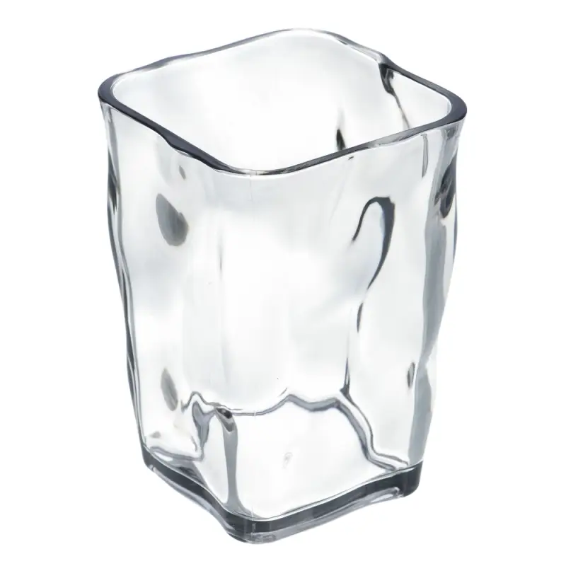 VETTA Стакан для ванной комнаты, акрил, 11x7,5x7,5 см, 365 мл, камень, дымка