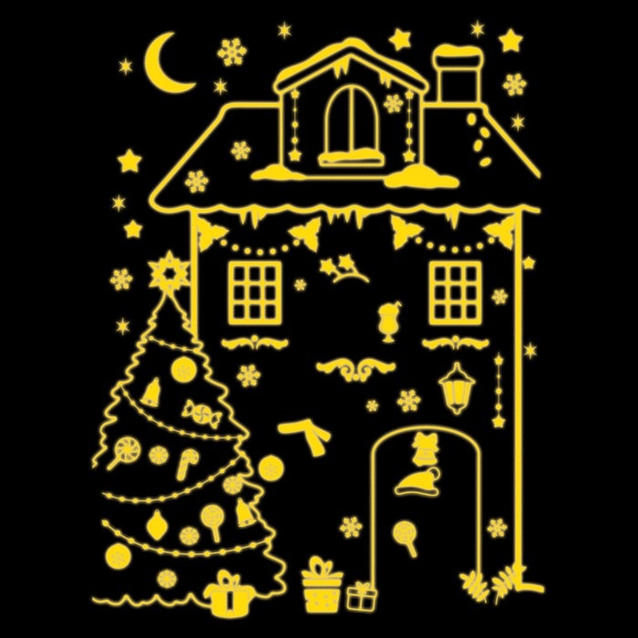 Светящиеся пазлы в металлической коробке «Волшебная ночь», 70 деталей Светящиеся пазлы в металлической коробке «Волшебная ночь», 70 деталей