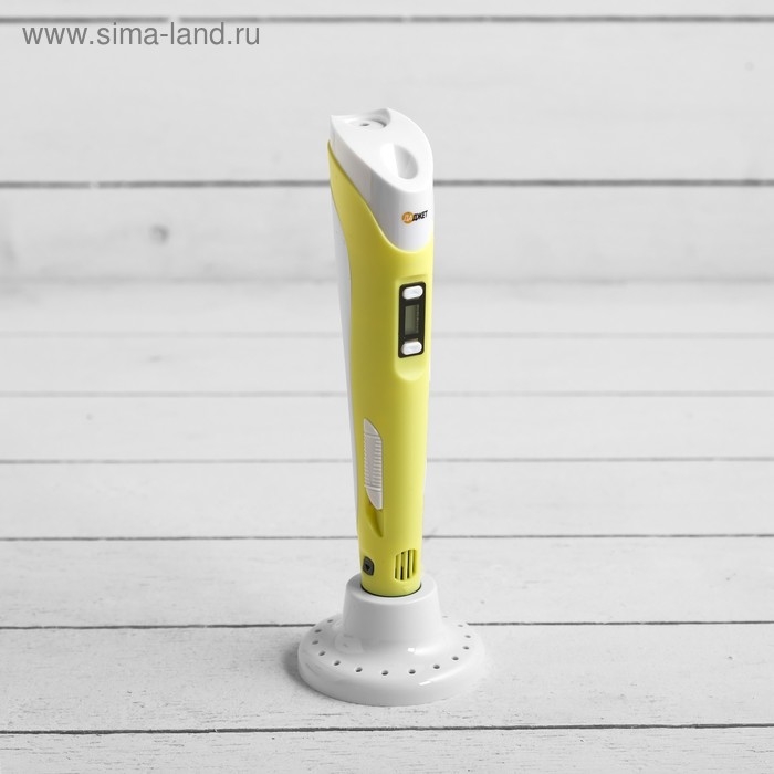 3D ручка 3Dali Plus (KIT FB0021Y), ABS и PLA, желтая (+ трафарет и пластик) 3D ручка 3Dali Plus (KIT FB0021Y), ABS и PLA, желтая (+ трафарет и пластик)