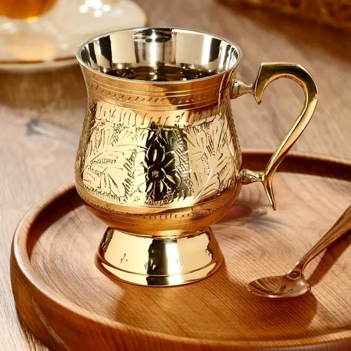 Кружка латунь Кружка латунь "Вдохновение" 400 мл