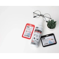 Бейдж верт. 54x85, красн, акриловый&nbsp; Attache Selection T-554V (SoftTouch)