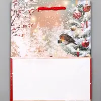 Пакет подарочный новогодний ламинированный, «Зверята ждут Новый Год » , 18×10×22.3 см Пакет подарочный новогодний ламинированный, «Зверята ждут Новый Год » , 18×10×22.3 см