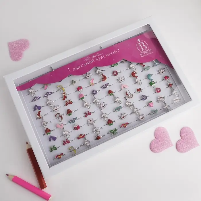 Кольцо «Выбражулька» фантазия, форма МИКС, МИКС