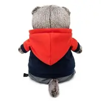 Мягкая игрушка &laquo;Кот Басик&raquo; в костюме в стиле спорт-шик, 22 см