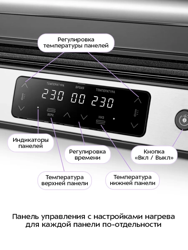 Электрогриль двусторонний КТ-4676 - 2000 Вт Электрогриль двусторонний КТ-4676 - 2000 Вт