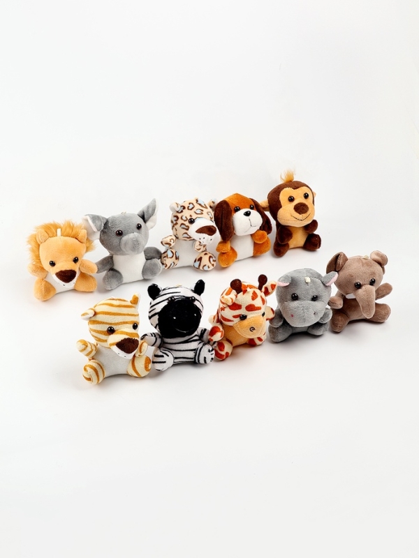 Мягкая игрушка в виде животного «Сафари», микс, 10х8х7 см