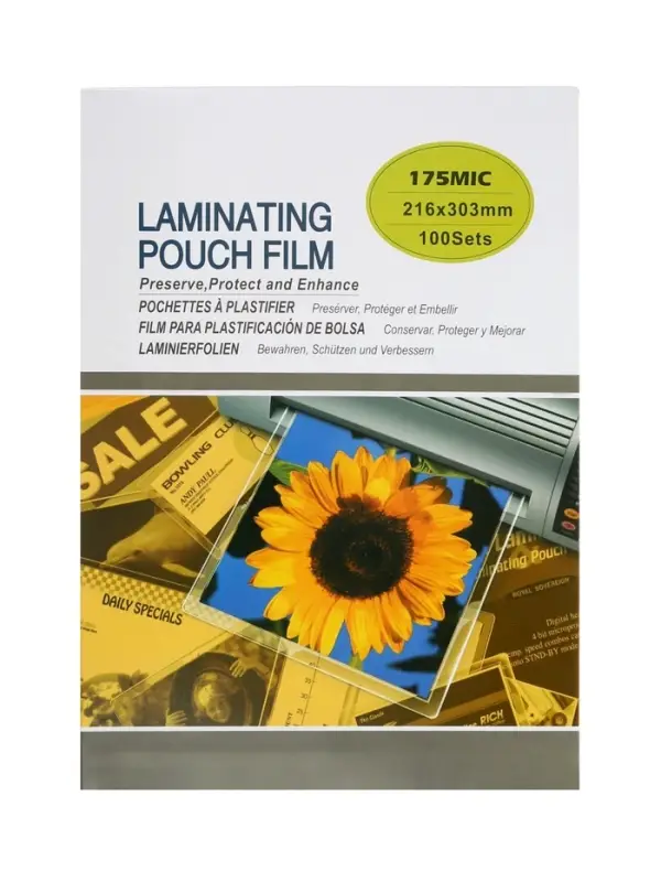Пленка д/ламинирования A4 175 мкм 100 шт., глянцевая, 216&times;303 мм