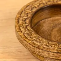 Подсвечник для свечи 8 см "Клевер" 13х13х3,5 см, манговое дерево Подсвечник для свечи 8 см "Клевер" 13х13х3,5 см, манговое дерево