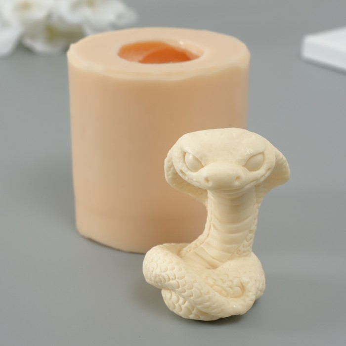 Молд силикон Молд силикон "Змея. Кобра" 6х4,5х4,5 см