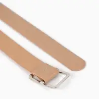 Ремень женский, 3.5&times;110 см, пряжка матовая, затяжка, бежевый