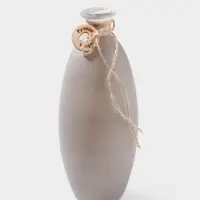 Ваза для цветов &laquo;Пуаро&raquo; Лилиана-3, большая, 700 мл, d=2 см, 8&times;21.5 см, стекло, серая