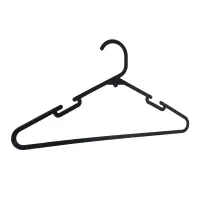 Вешалки для одежды тм VETTA, 5шт, пластик, 39,5х20,5х0,3см, пластик, цвет черный