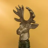 Пробка для бутылок «Лось», 7.3×5.3×15.5 см, алюминий