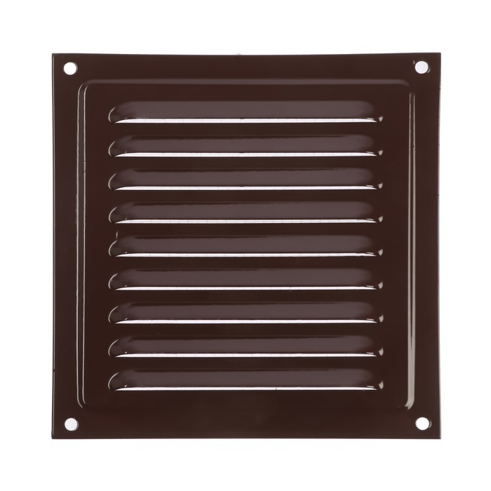 Решетка вентиляционная ZEIN Люкс РМ1515КР,150 х 150 мм, с сеткой, металлическая, коричневая Решетка вентиляционная ZEIN Люкс РМ1515КР,150 х 150 мм, с сеткой, металлическая, коричневая