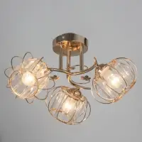 Люстра &laquo;Переливы&raquo; 3&times;40 Вт Е27 золото