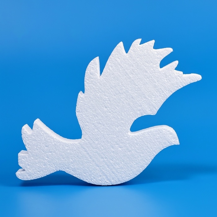 Заготовка из пенопласта Заготовка из пенопласта "Голубь" 20 х 3 см
