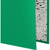 Папка-регистратор 75мм Attache А4, зеленая, РР/бумага без мет. уголка