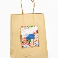 Пакет крафтовый с открыткой &laquo;Красота&raquo;, MS 18&times;10&times;23 см