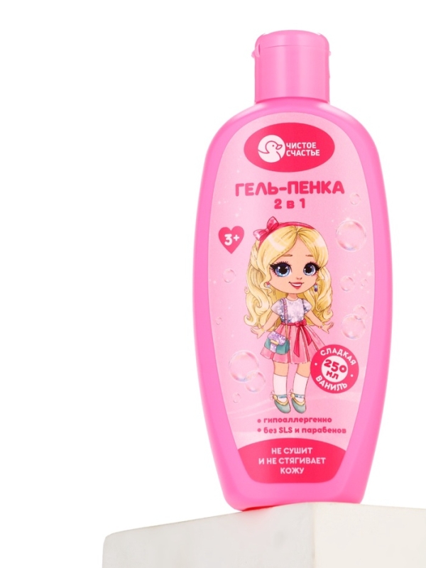 Сказочная пена для ванны для девочки, аромат сладкой ванили, 250 мл. Сказочная пена для ванны для девочки, аромат сладкой ванили, 250 мл.