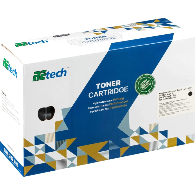 Картридж лазерный Retech W1510X чер. для HP LaserJet Pro 4003n/MFP4103fdn
