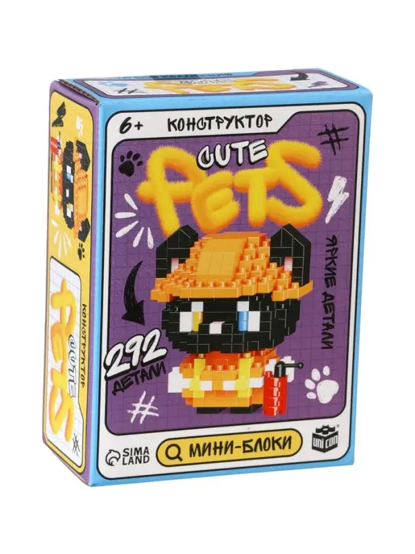 UNICON Конструктор UNICON Конструктор ""Cute pets", котик