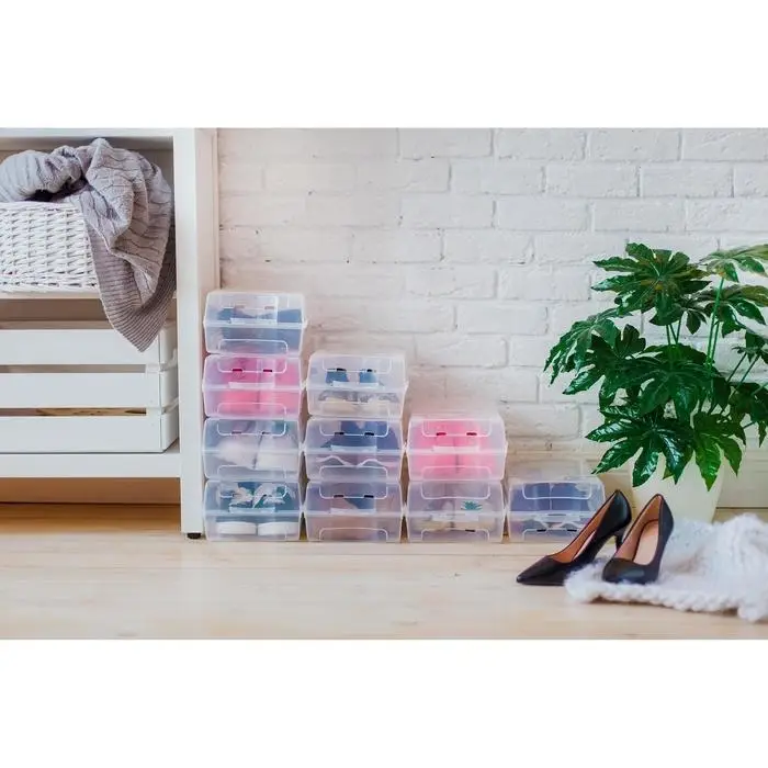 Короб для хранения обуви &laquo;Реноме&raquo;, 38&times;20.5&times;13 см, прозрачный