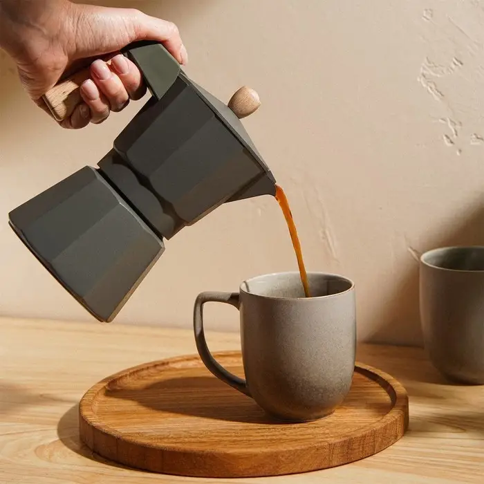 Кофеварка гейзерная SL Home &laquo;Ферамо&raquo;, 300 мл, 11&times;15.5&times;20 см, алюминий, оливковая
