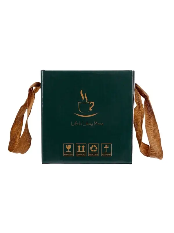 Кружка с подогревом LSK-1501, подставка, от сети, зелёная