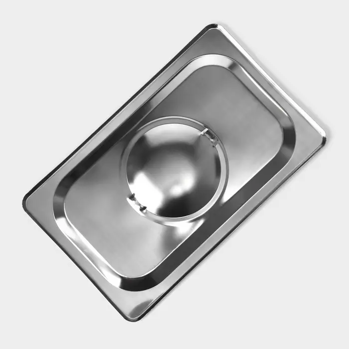 Крышка к гастроёмкости GN 1/4 Hanna Kn&ouml;vell, 26.5&times;16.5 см толщина 0.6 мм, нержавеющая сталь