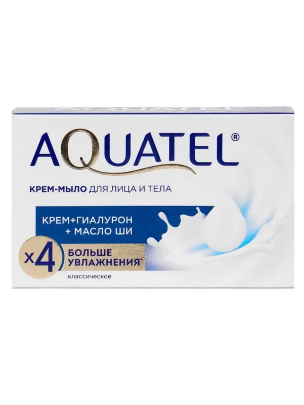 Крем-мыло твердое Aquatel классическое, 90 г