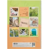 Тетрадь А4 80л кл Hatber "TRAVEL", на греб, перф на отрыв, многоцв срез, глянц лам 2В МИКС Тетрадь А4 80л кл Hatber "TRAVEL", на греб, перф на отрыв, многоцв срез, глянц лам 2В МИКС