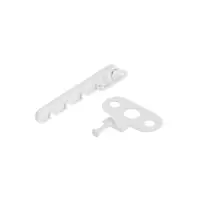 Ограничитель открывания для окна ТУНДРА, пластиковая гребенка, 4-х позиционная, 3 шт