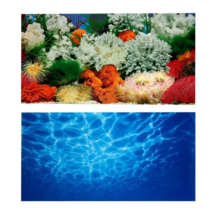 Фон для аквариума двухсторонний, 40&times;75 см